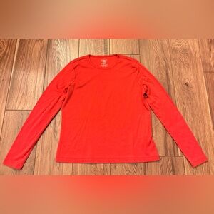 L.L. Bean Women's Crewneck Tee in  Red.